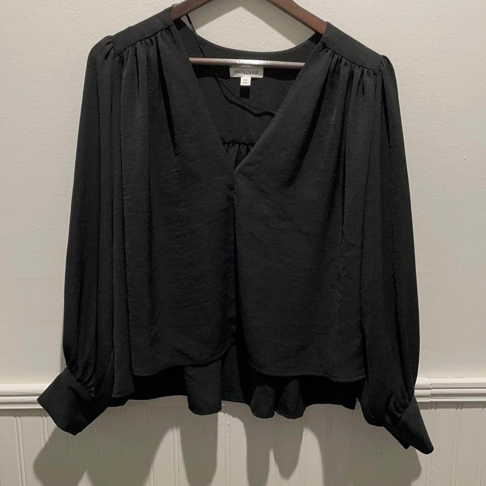 Prologue XS black blouse. Worn once.